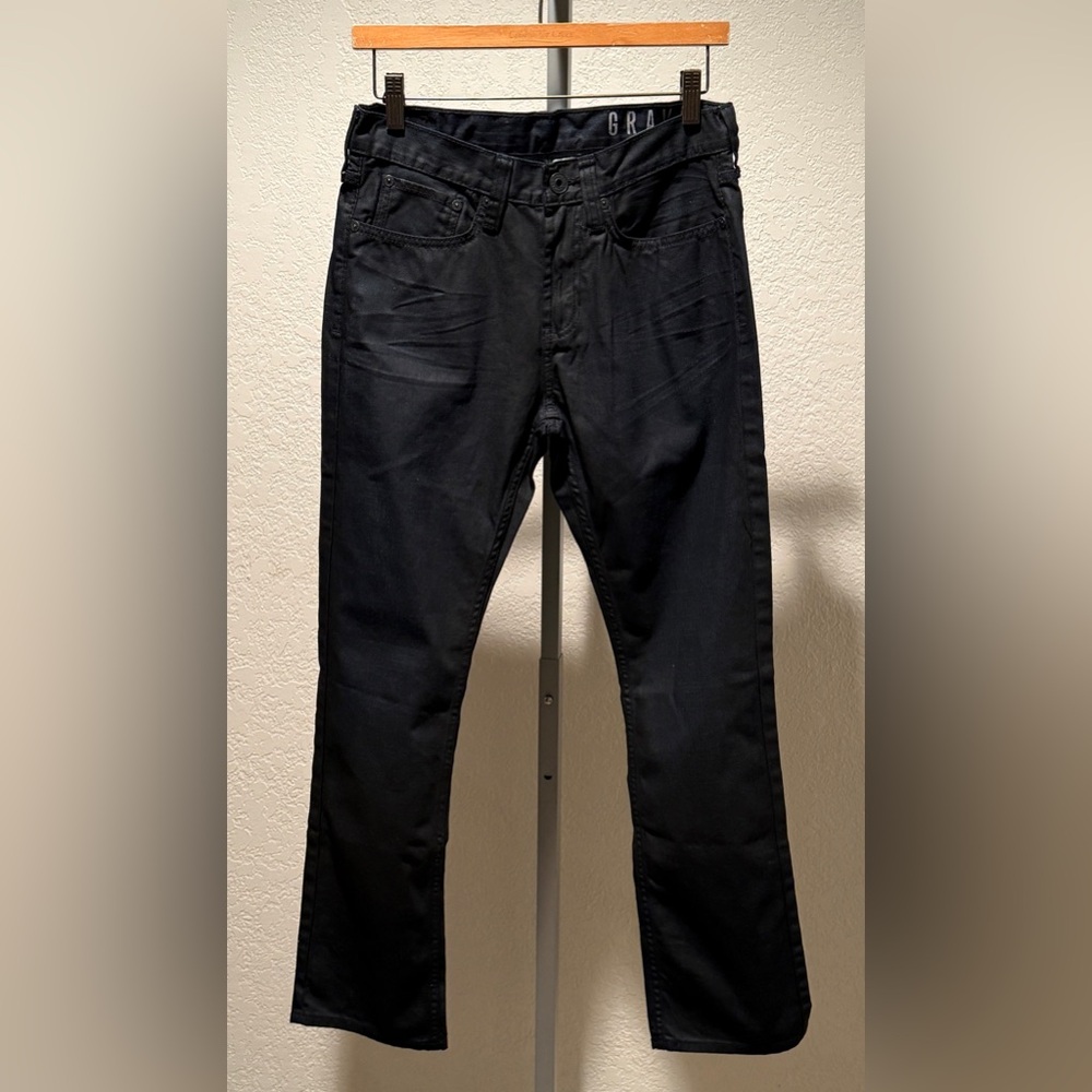 PacSun Bullhead LA Men's Gravels Slim Jeans in Indigo Blue Black, 29 x 30, NWOT